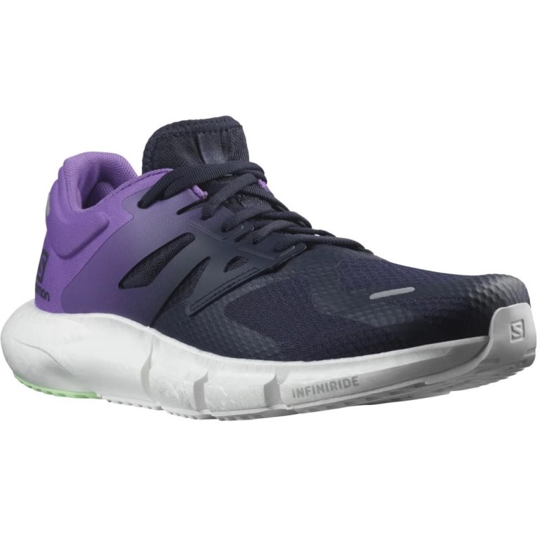 Navy / Purple Salomon Predict 2 Men's Running Shoes | PH 13028W